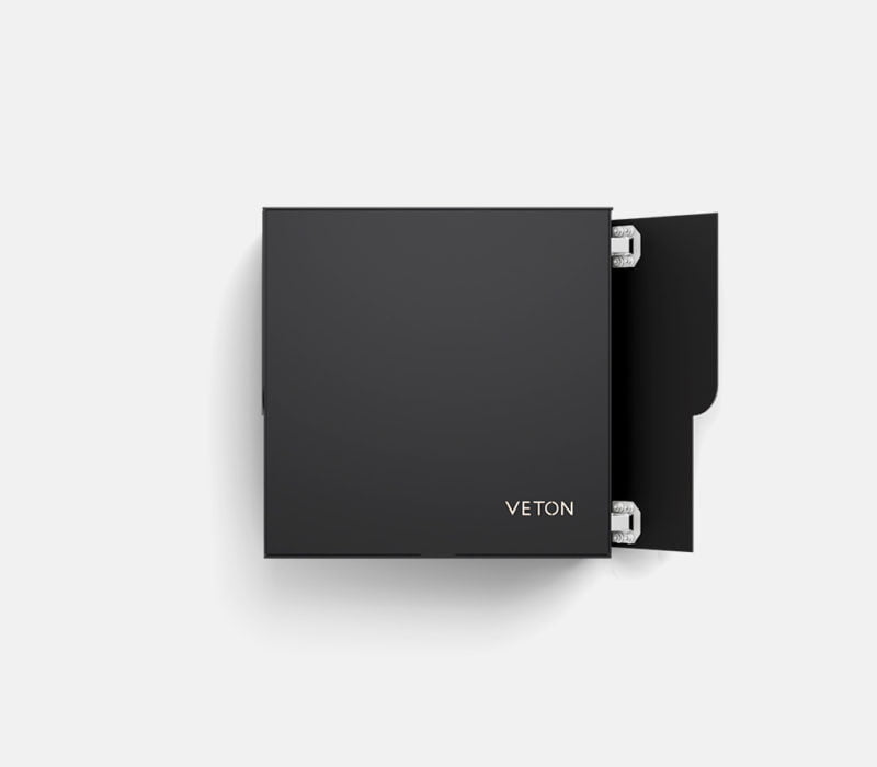 veton wall black metal front veton wall black metal front